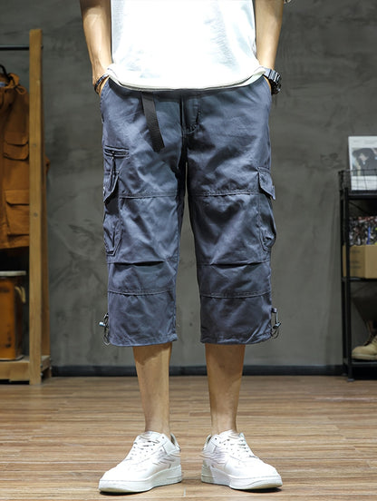 Heren Cargo Broek 3/4 Lengte Comfortabel