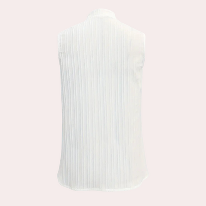 Vrouwelijke Witte Zomer Top Casual Romy