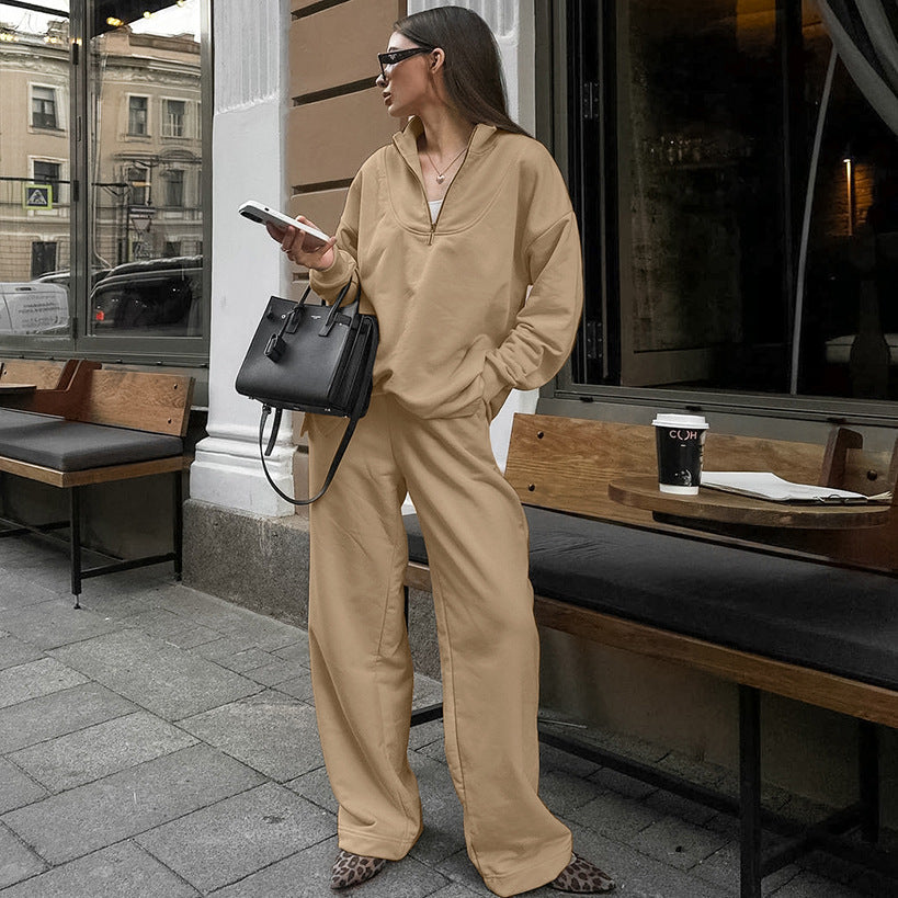 Dames Tweedelige Broek Set Elegant en Comfortabel - Mode Vibes