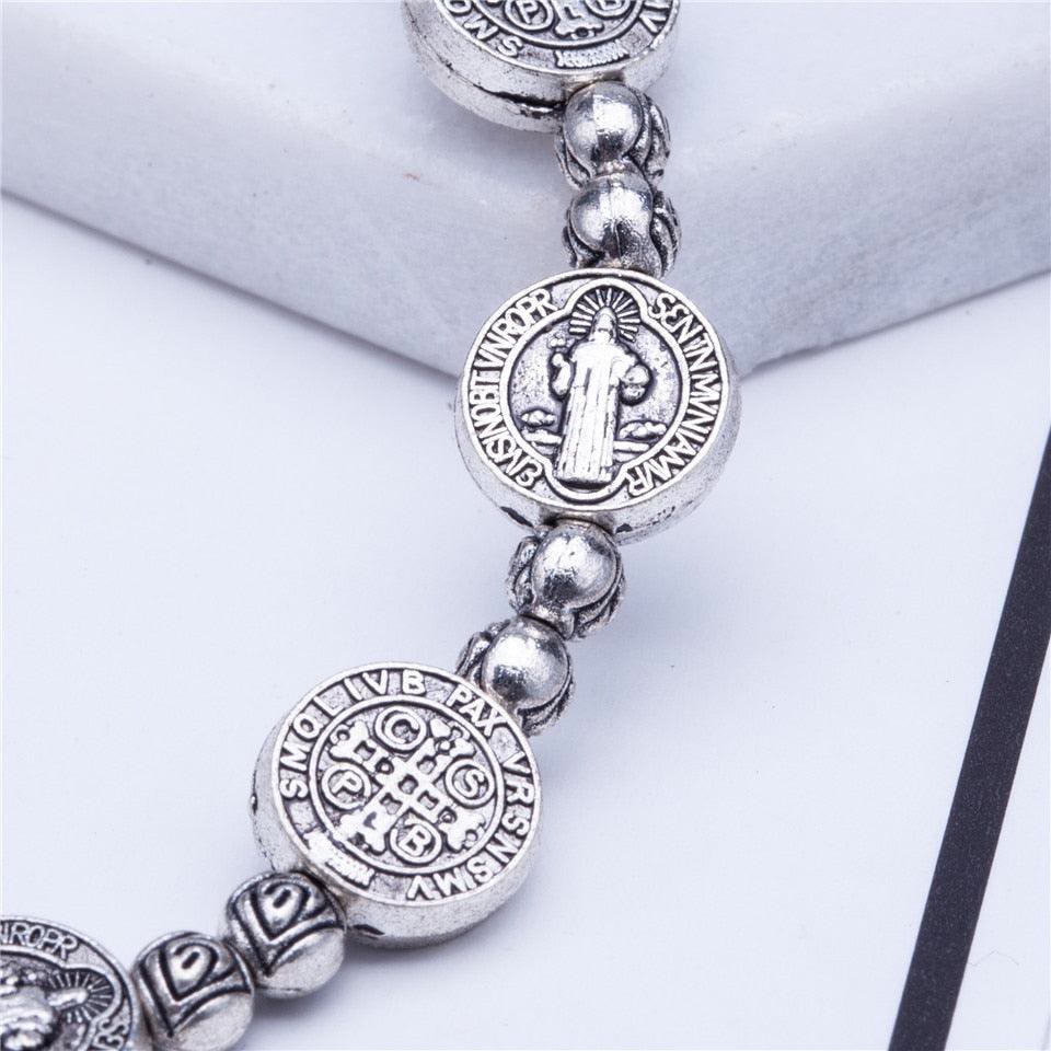 Christelijk Kruis Armband Goud en Zilver Kleur