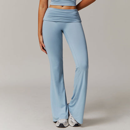Yoga Broek Dames Comfortabel Hoge Taille Flared Sportbroek