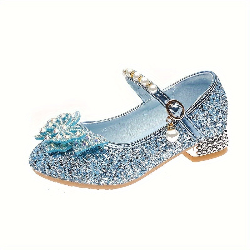 Glitterschoen voor Meisjes met Pailletten en Parels Comfortabel