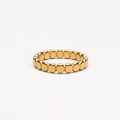 Kralen Ring voor Vrouw Zilver Kleur Stijlvol - Mode Vibes