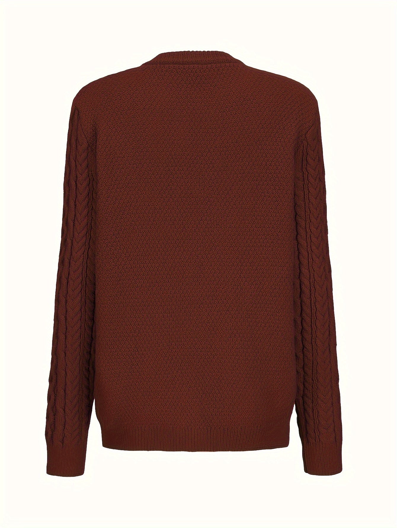 Gebreid Vest met Knoopsluiting en Zakken Zwart