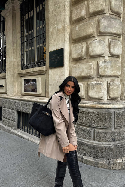 Trenchcoat Dames Warm en Stijlvol Wolmix