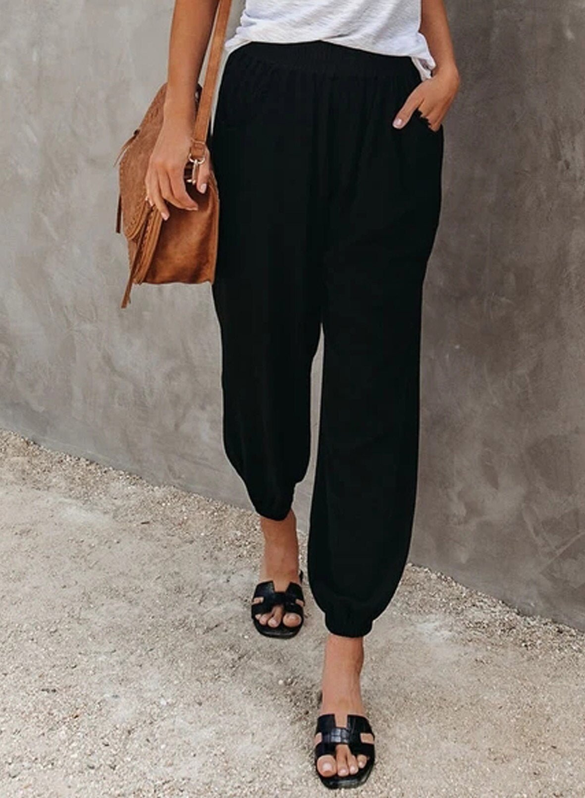 Elastische Joggingbroek met Trekkoord - Mode Vibes