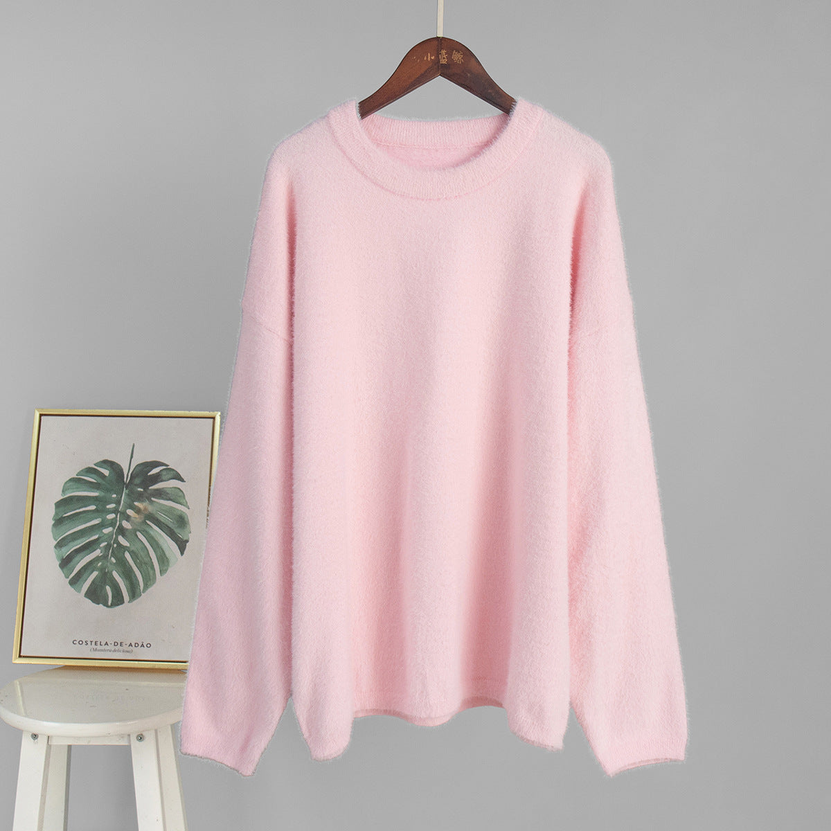 Dames Trui Gebreid Pastelkleurig Zacht en Trendy