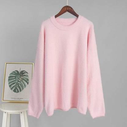 Dames Trui Gebreid Pastelkleurig Zacht en Trendy