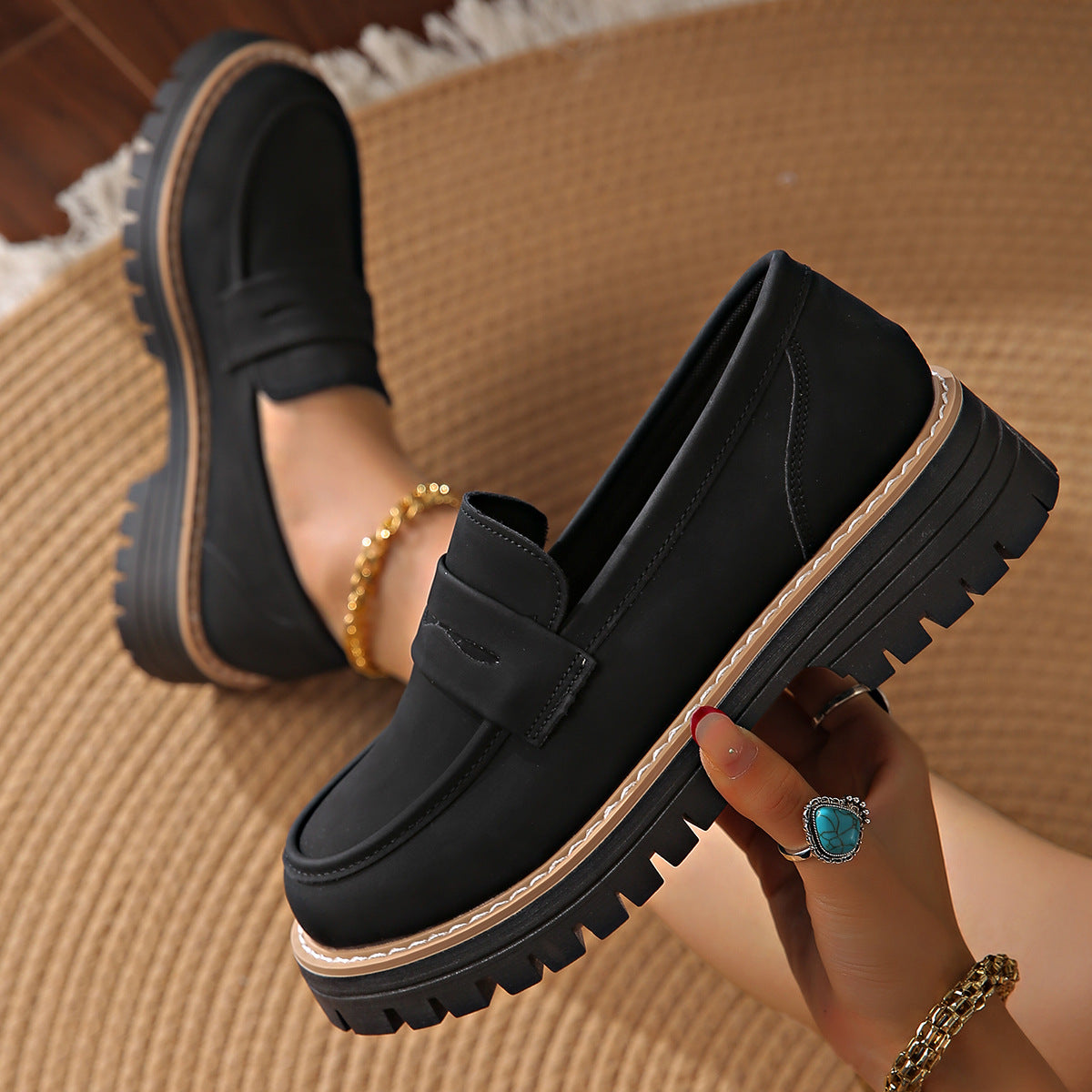 Dames Loafer Comfortabel Orthopedisch Instapschoen