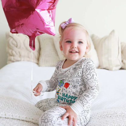 Kinderpyjama met Leuke Prints en Zachte Stof