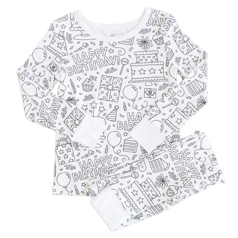 Kinderpyjama met Leuke Prints en Zachte Stof