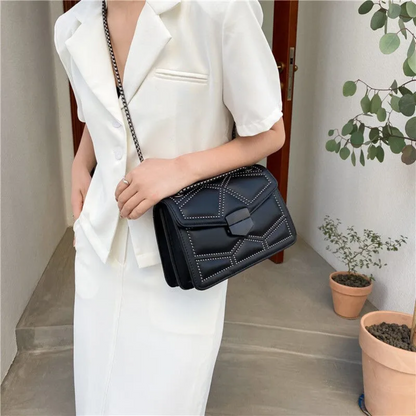 Vintage Crossbody Tas Luxe Leer Design