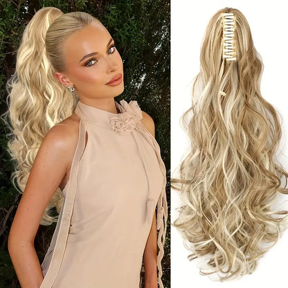 Paardenstaart Hairextension 55 cm Velour Set