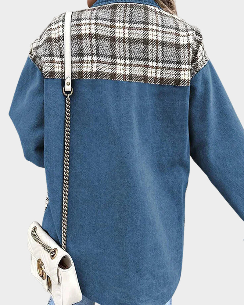 Dames Denim Jacket Modern en Stijlvol