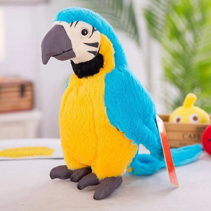Papegaai Knuffel Squawkie Grappig Zacht Speelgoed