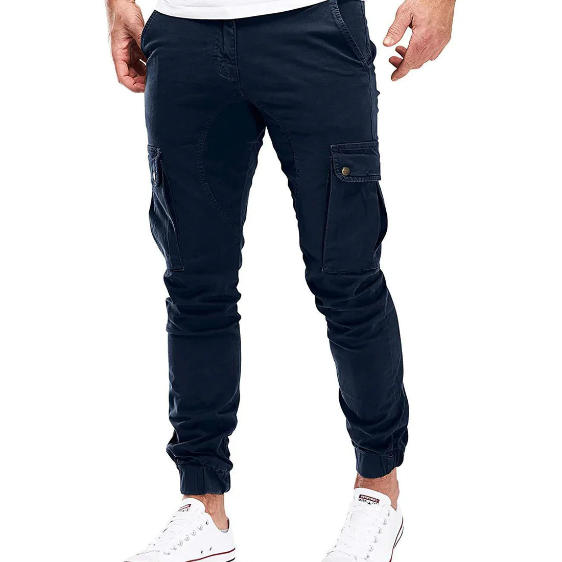 Slimme Cargobroek Jersey Stof Perfecte Pasvorm