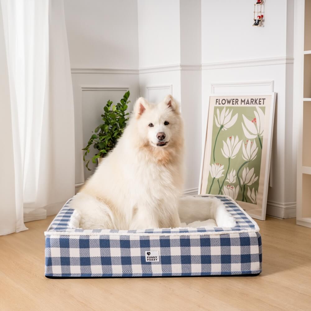 Zacht Hondenbed Geruit Scottish Terrier Bed