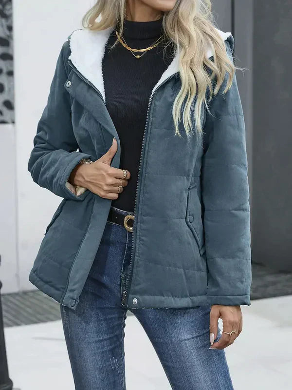 Eleonora | Cappotto elegante con cappuccio