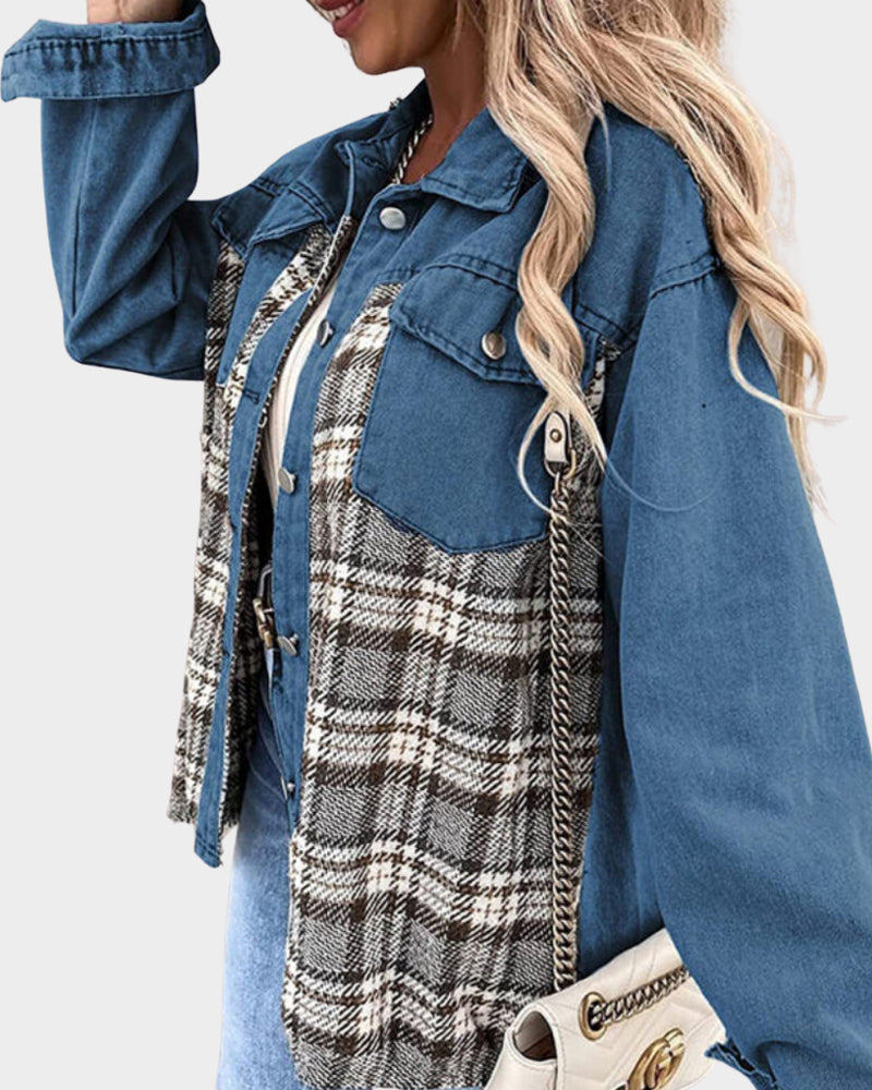 Dames Denim Jacket Modern en Stijlvol