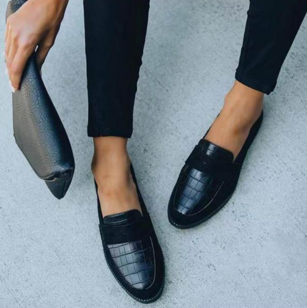 Lederen Loafers voor Mannen Klassieke Ronde Neus - Mode Vibes