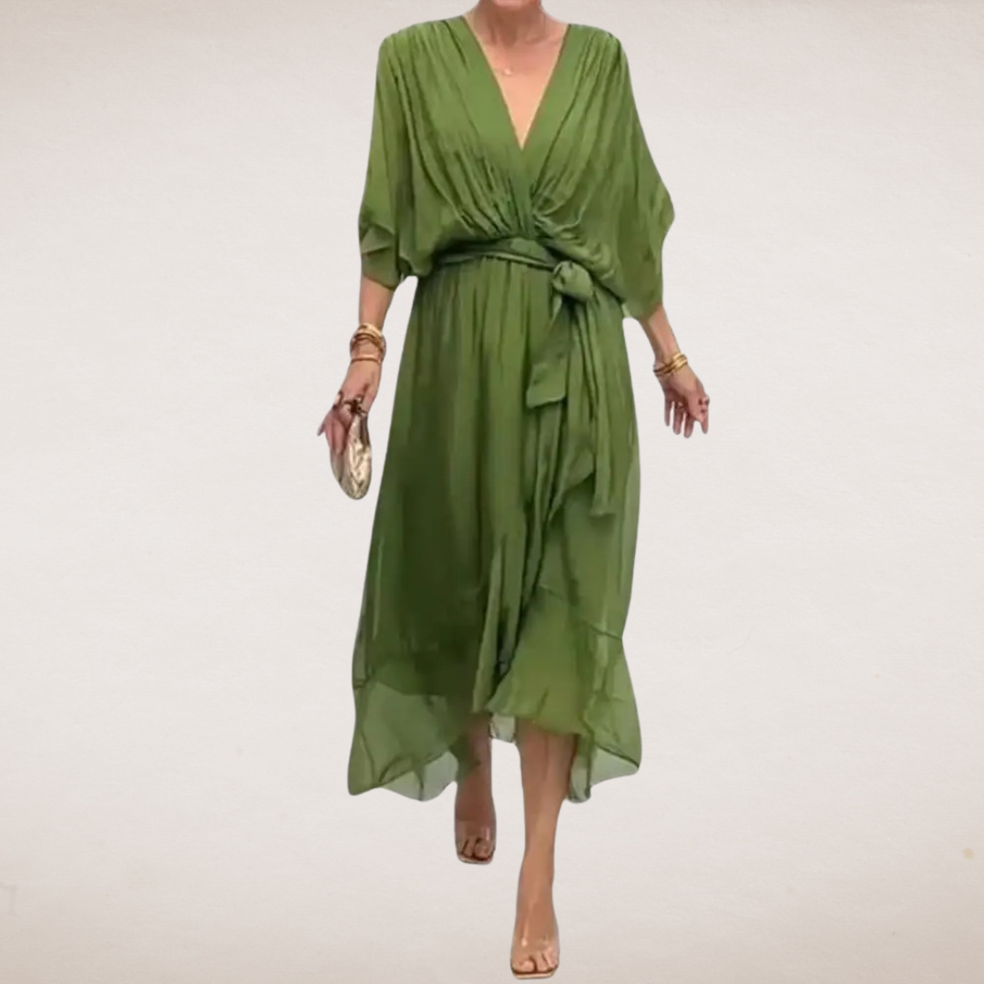 Bodil | Elegante Abito con Cintura