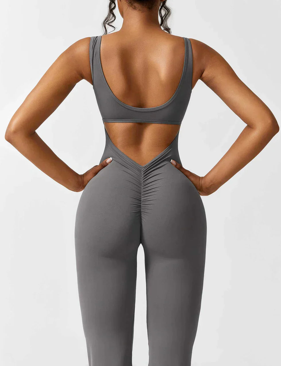 Jumpsuit V-Hals Flair Broek Zijde Comfortabele Pasvorm