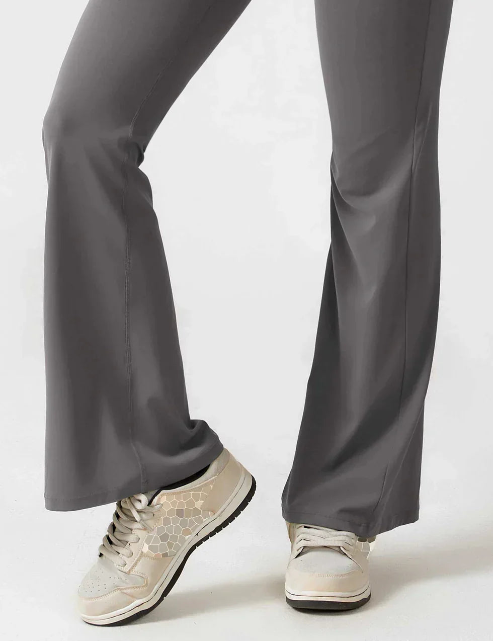 Jumpsuit V-Hals Flair Broek Zijde Comfortabele Pasvorm