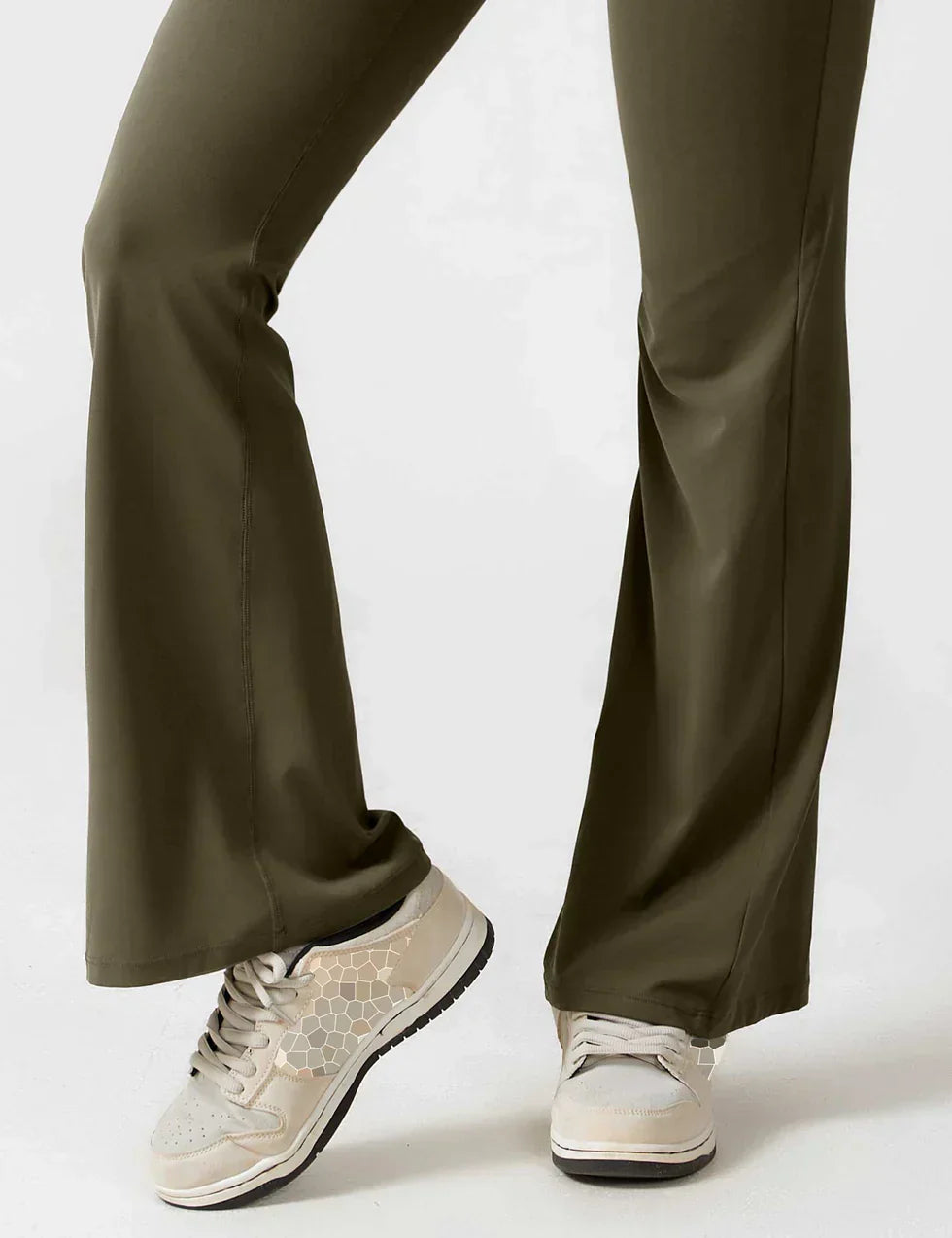 Jumpsuit V-Hals Flair Broek Zijde Comfortabele Pasvorm