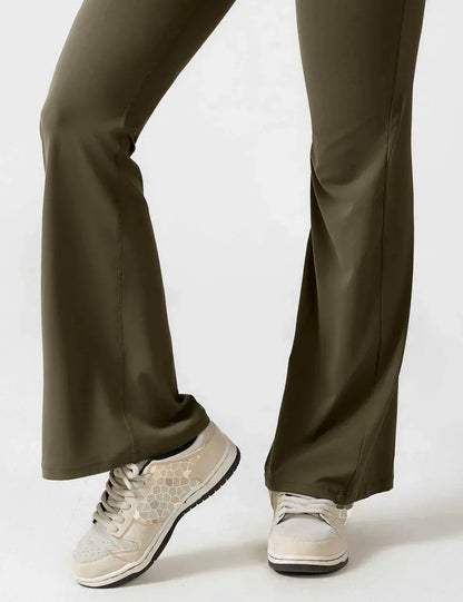 Jumpsuit V-Hals Flair Broek Zijde Comfortabele Pasvorm