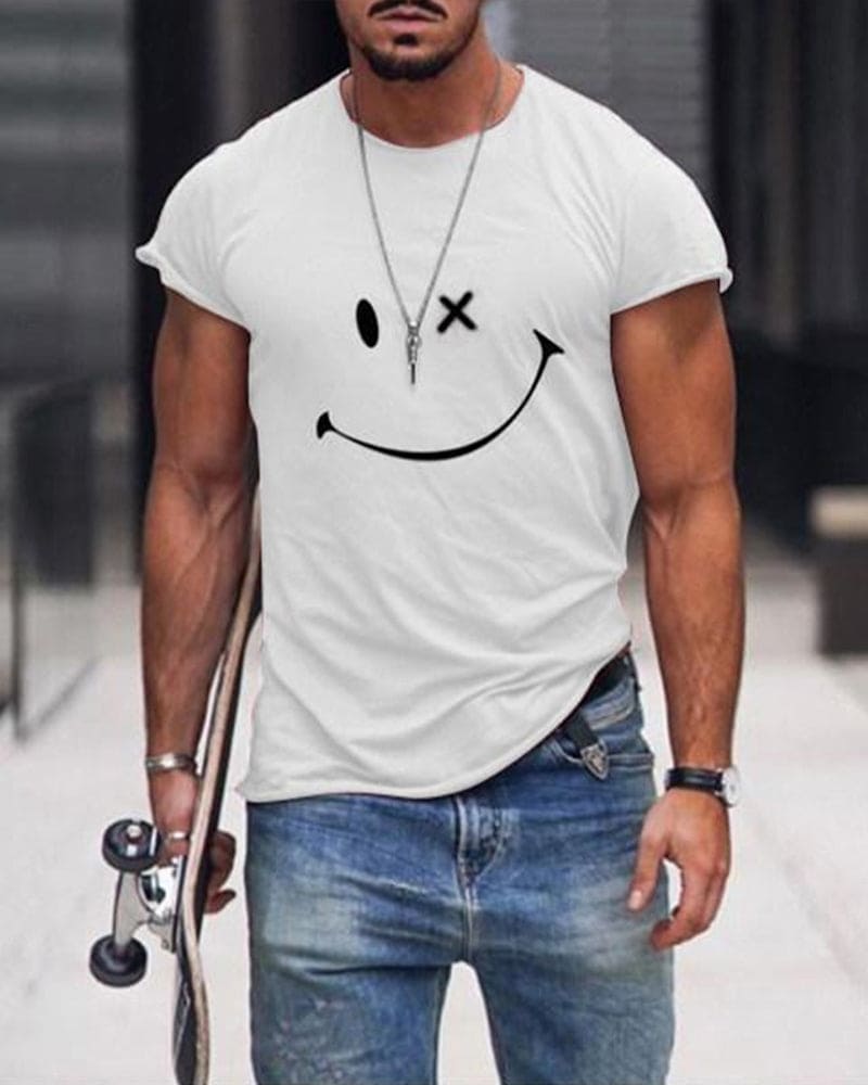 Klassieke Heren T-shirt van Katoen - Mode Vibes