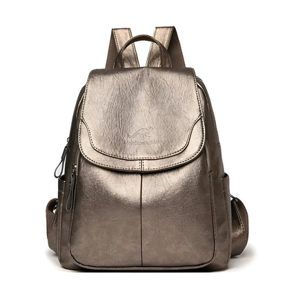 Leren Dames Rugzak Vintage Stijl Isabella