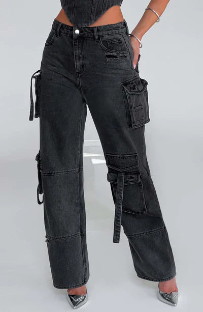 Dames Cargo Broek Comfortabel Leer