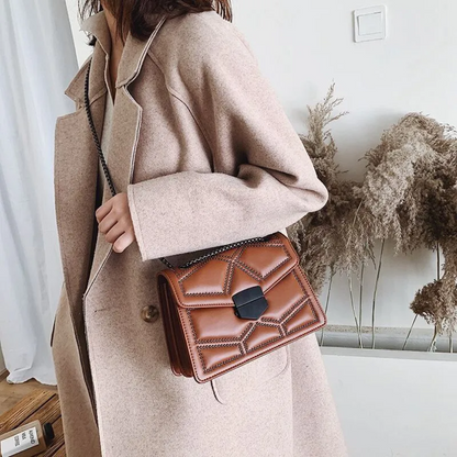 Vintage Crossbody Tas Luxe Leer Design