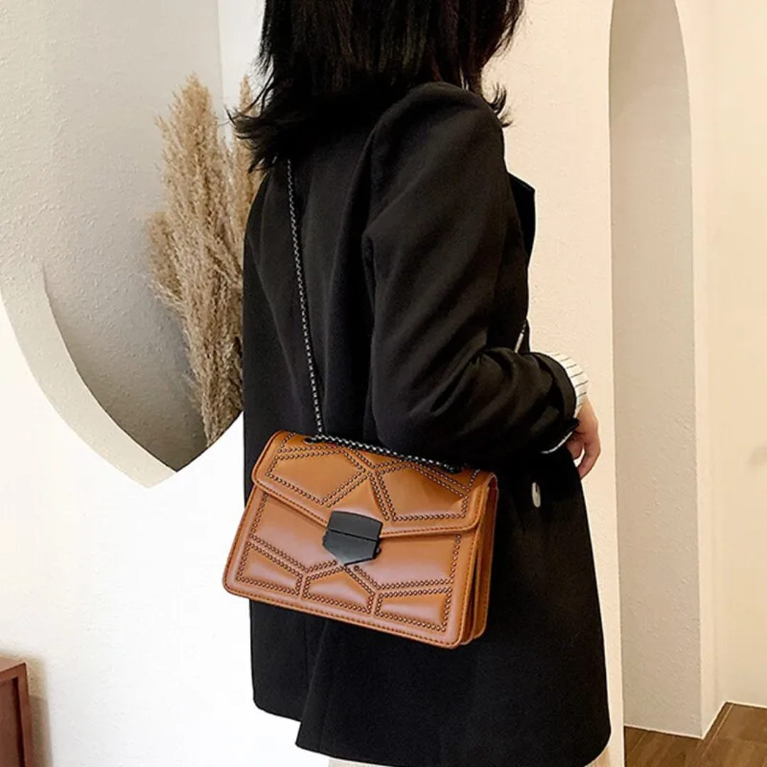 Vintage Crossbody Tas Luxe Leer Design