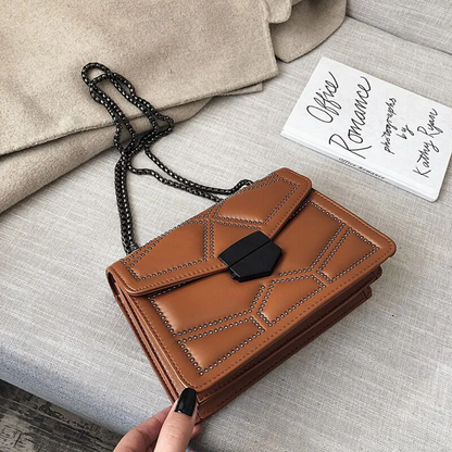 Vintage Crossbody Tas Luxe Leer Design