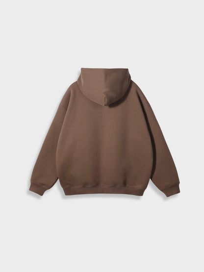 Lange Vest met Rits Oversized Stijl