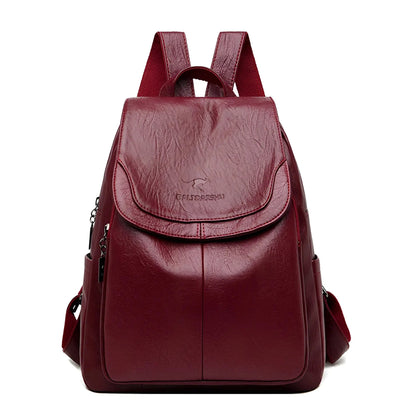 Leren Dames Rugzak Vintage Stijl Isabella