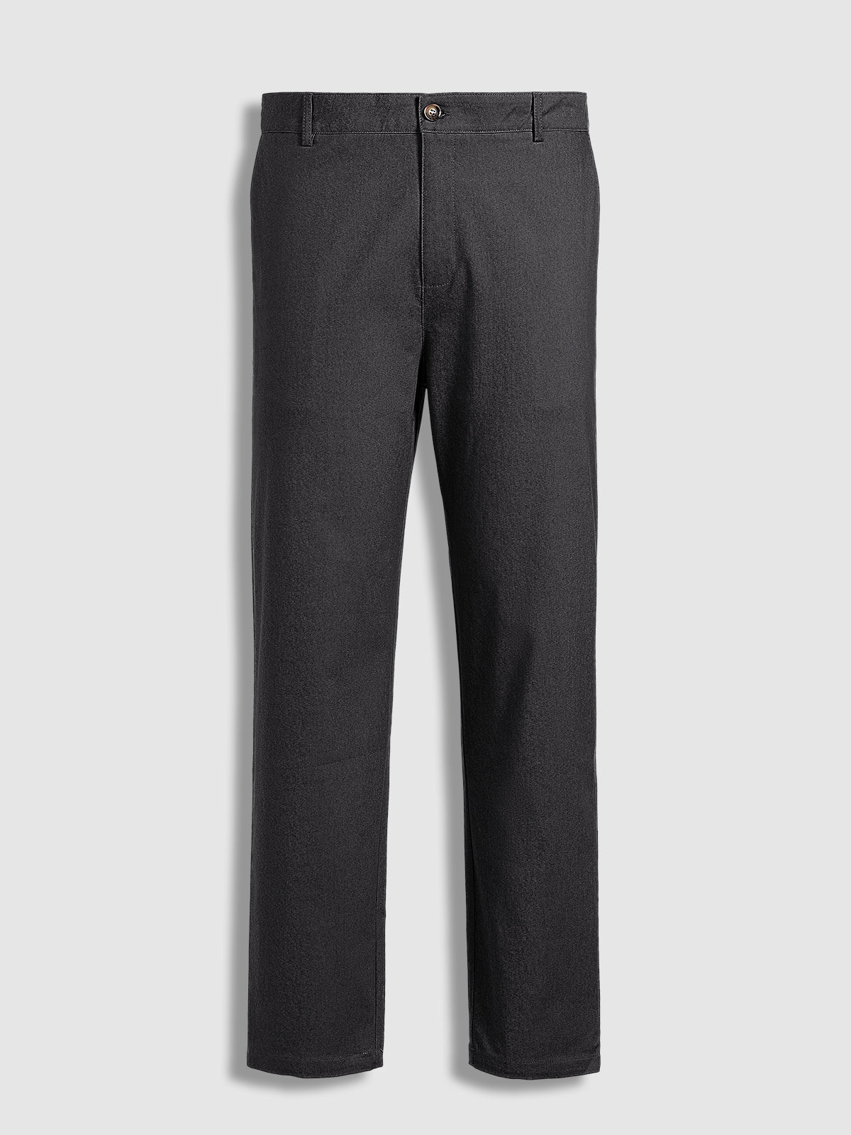Chino Broek Mannen Slim Fit Donkerblauw Modieus