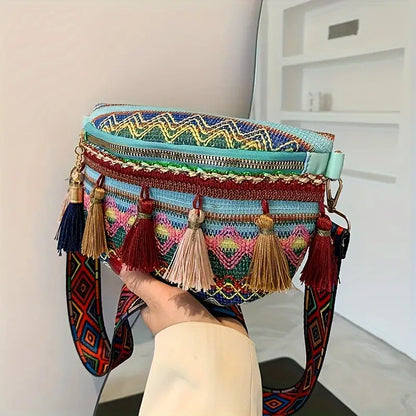 Retro Schoudertas Etnische Stijl Dixie