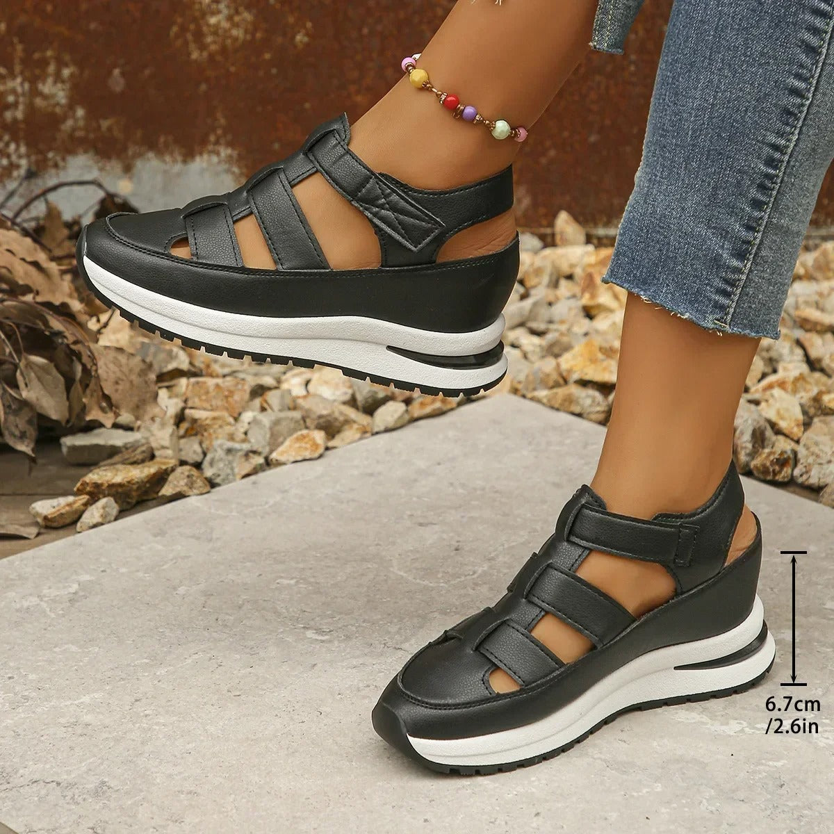 Dames Sandalen Met Comfortabele Pasvorm