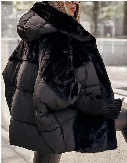 Dames Winterjas Faux Fur Capuchon Luxe Warm