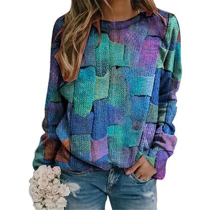 Vivelle Sweatshirt Uniek Kleurrijk Design