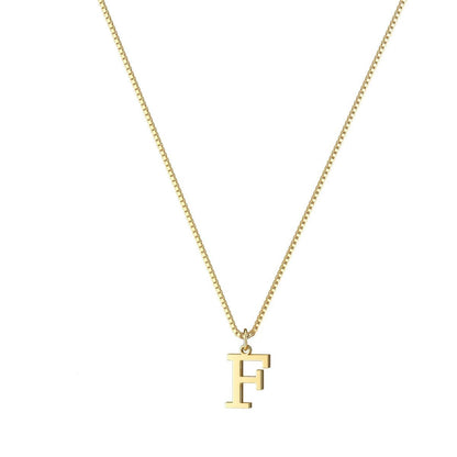 Gouden Ketting met Initialen Letter Lanette voor Dames