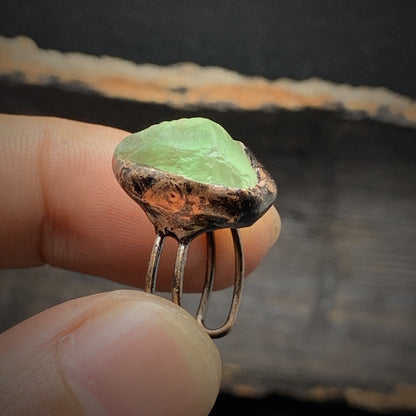 Natuurlijke Geboortesteen Ring Selina Zilver Kleur
