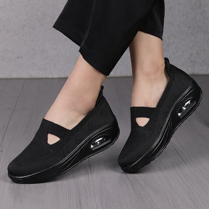 Dames Comfortabele Orthopedische Sneaker Wedge Ballerina