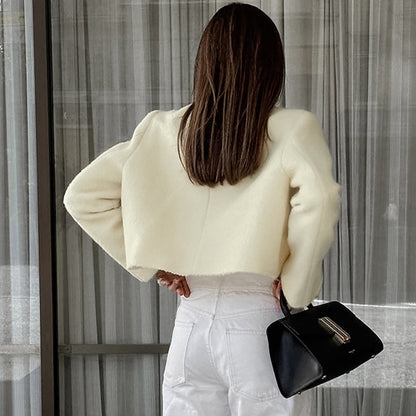 Korte Voorjaarsjas Dames Trendy Stijlvolle Blazer