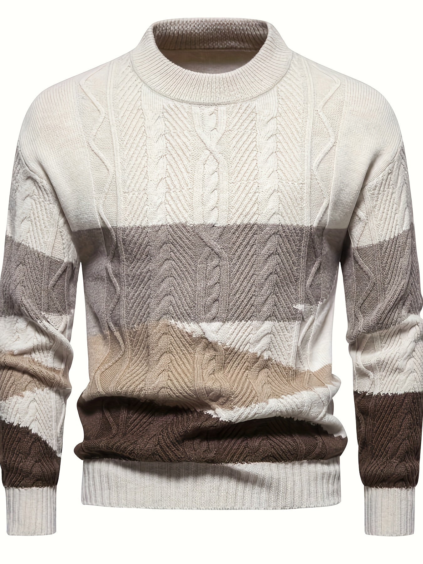 Gebreide Trui Heren Comfortabel Warme Wintertrui