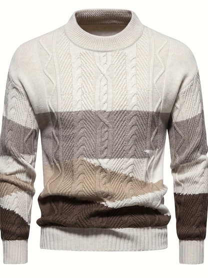 Gebreide Trui Heren Comfortabel Warme Wintertrui