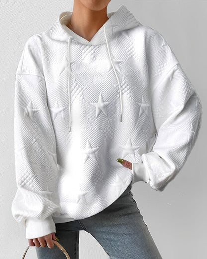 Wit Sweatshirt Klassiek Design voor Dames en Heren