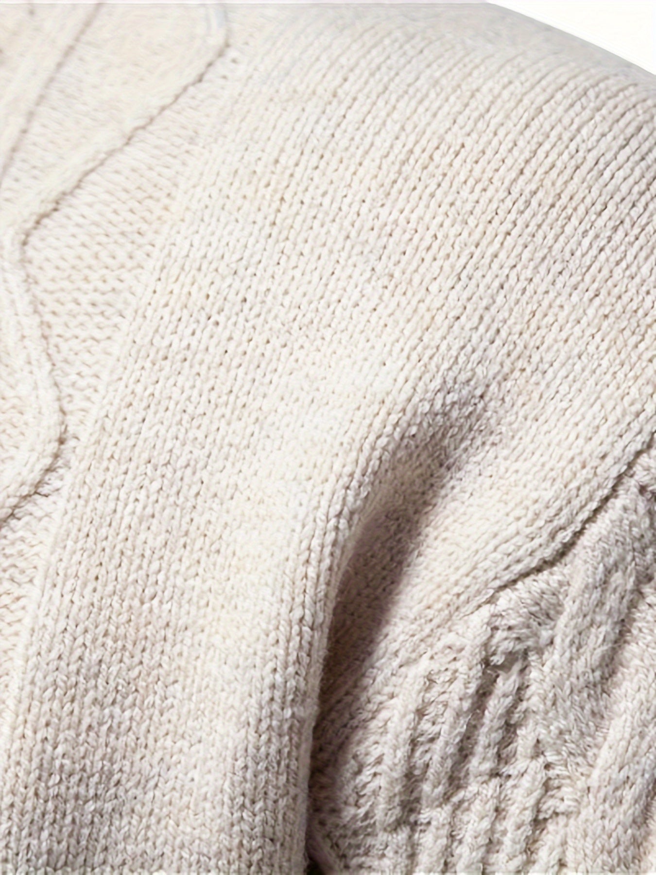 Gebreide Trui Heren Comfortabel Warme Wintertrui